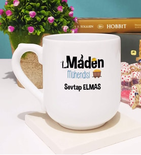 Maden Mühendisi Kupa Bardak Oval