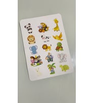 Hayvanlı sticker Set 2 Sayfa