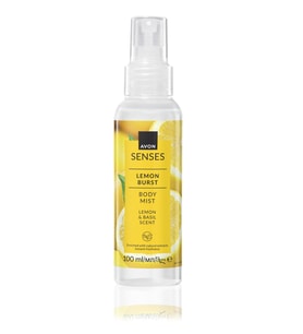 Avon Senses Lemon Burst Limon ve Reyhan Kokulu Vücut Spreyi 100 Ml. (Renksiz)