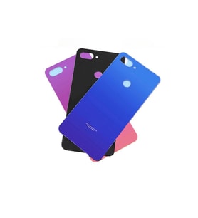 Xiaomi Mi 8 Lite İle Uyumlu Arka Pil Kapak (Mavi)