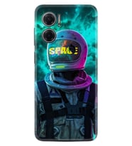 Xiaomi Redmi Note 11E Kılıf Resimli Desenli Silikon Platinium Series Space 1854