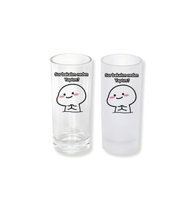 Ghostbastır Design Sor Bakalım Buzlu / Buzsuz Seçenekli Rakı Bardağı – 1 Adet Şık Sunum Bardağı 026