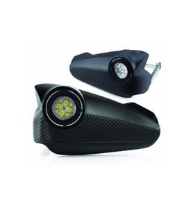 Motosiklet Led Plastik Elcik Rüzgar Koruma Işıklı Üniversal Motor Led Elcik
