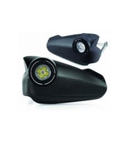 Motosiklet Led Plastik Elcik Rüzgar Koruma Işıklı Üniversal Motor Led Elcik