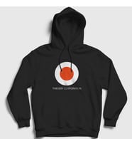 Presmono Unisex Siyah Logo Thievery Corporation Kapüşonlu Sweatshirt 528551tt