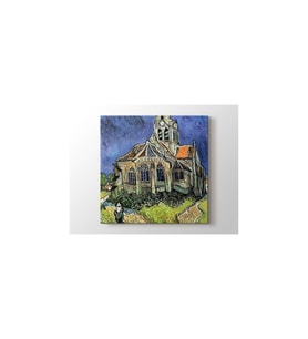 DBSanatevi Vincent Van Gogh - The Church At Auvers Tablo 70 X 70 cm