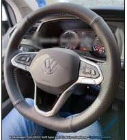 Volkswagen Polo 2020-2026 Araca Özel Direksiyon Kılıfı F1 OLMAYAN DİREKSİYONLARA UYGUNDUR