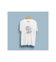 Oversize Anlaşılmayan Yazılar Tasarım Unisex T-shirt