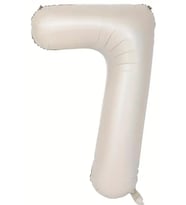 Beysüs Krem Rengi 7 Rakam Folyo Balon 80 cm