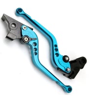 Cf Moto Sr 450 Ayarlanabilir Fren ve Debriyaj Manet Takımı Aluminyum Turkuaz
