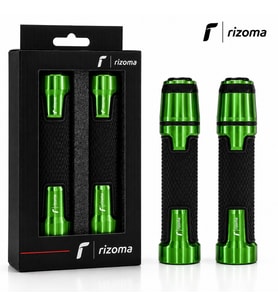 Rizoma Premium Motosiklet Elcik Takımı Yeşil Model 032A Universal 22 mm Gidon Uyumlu