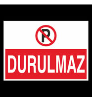 Durulmaz Uyarı Levhası 60x90cm (Karışık)