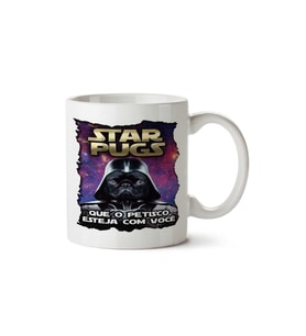 Star Wars PUGS iki Tarafı Baskılı Kupa Bardak
