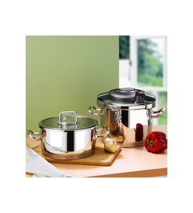 Aryıldız Touch & Cook Kanka Düdüklü Tencere Seti 6+4 Litre