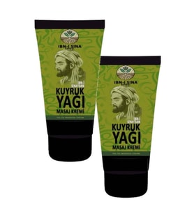 Süper İbni Sina Kuyruk Yağı Mucizesi Tüm Vücut Masaj Bakım Kremi 50 ml 2 Adet