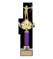 ODAK KUPA - Figürlü Kupalar - Okçu Figürlü Kupalar FG-060 A - 46 cm