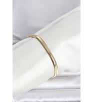 CM 14K Gold Renk Yassı Zincir Yılan Model Kadın Bileklik - TJ-BB8297