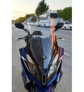 MOTOCAM Kymco Downtown 250i Ön Cam 2016-2026-2026 Model 78cm Şeffaf Renkli 4mm UZUN