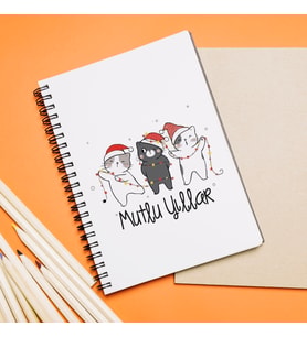Wee Bears & Yılbaşı & Mutlu Yıllar Tasarımlı Defter