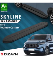S-Dizayn Ford Tourneo Custom 2 Skyline Siyah Yan Basamak 223 Cm 2023 Üzeri A+ Kalite