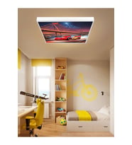 Şimşek Mcqueen Avize, 60x60 Çocuk Odası Avize,60watt, Yapay Zeka Tasarım Avize, Mcqueen İstanbul