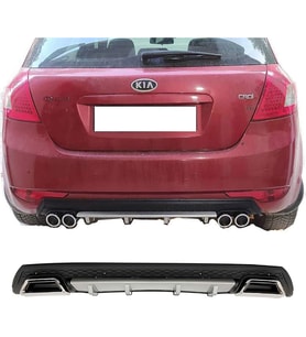 Kia Ceed Gri Difüzör Çiftli Kare Egzoz Görünümlü D Tip Difizör