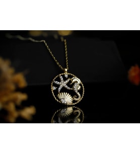 Denizin Hatırası Kolye (Gold)