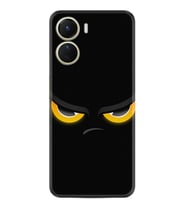 Vivo Y16 Kılıf Silikon Desen Özel Seri Black Eyes 1644