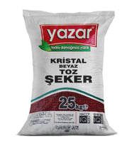 Yazar Kristal Toz Şeker 25 Kg.