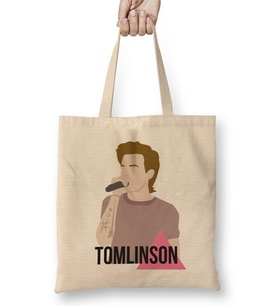 Louis Tomlinson 01 Bez Çanta Uzun Saplı