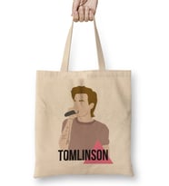 Louis Tomlinson 01 Bez Çanta Uzun Saplı