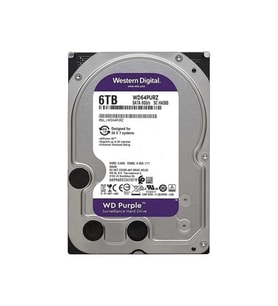 WD 6TB PURPLE WD64PURZ 256MB 5700RPM SATA-3 GÜVENLİK DİSKİ