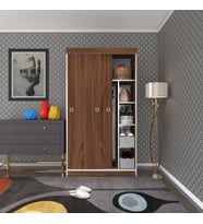 Kenzlife gardırop sürgülü kapaklı kapılı 100 papatya cvz gardolap dolap (Karışık)