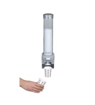 Tekno Bardaklık - 7 oz karton pardak için - 72 mm - gri