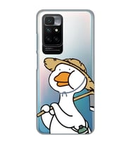 Redmi 10 2022 Uyumlu Ördek Desenli Şeffaf Telefon Kılıfı