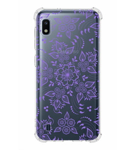 Samsung Galaxy A10  Köşe Korumalı Antişok Kapak Nostalji Desen Tasarımlı Şeffaf  Kılıf