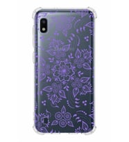 Samsung Galaxy A10  Köşe Korumalı Antişok Kapak Nostalji Desen Tasarımlı Şeffaf  Kılıf