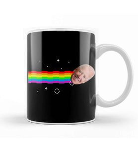 Joe Biden Nyan Cat Kupa Bardak Porselen