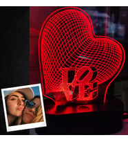 Kişiye Özel Love Led Gece Lambası