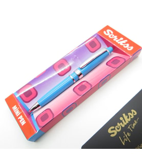 Scrikss İsme Özel Mini Pen Mavi Tükenmez Kalem