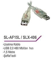 SL-AF15L Usb2.0 1.5m Uzatma Kablosu