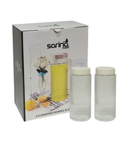 Northcity SARINA 125-5 1500cc 2'li Diamond Kavanoz Seti - Şık Mutfak Saklama