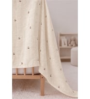 İki Katlı Müslin Örtü 100X100 cm OEKO-TEX Sertifikalı %100 Pamuk