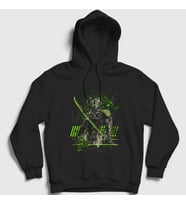 Presmono Unisex Siyah Genji V2 Oyun Overwatch Kapüşonlu Sweatshirt 358607tt