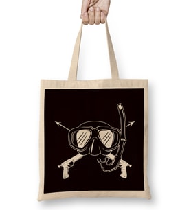 Spearfishing Spearfisher Speargun Spear Underwater Freedive Bez Çanta Uzun Saplı