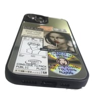 phone 13 Uyumlu  aynalı baskı figürlü telefon kılıfı