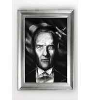 Gümüş Çerçeveli Atatürk Tablo cv1106