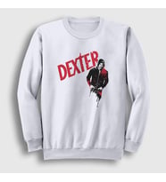 Presmono Unisex Beyaz Dexter Sweatshirt 188480tt