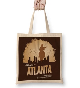 The Walking Dead Welcome To Atlanta Bez Çanta Uzun Saplı