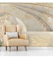 Dreamwall 3D Desenli Mermer Desenli Isı Ve Ses Yalıtımlı Sağlıklı Tekstil Duvar Kağıdı (Çok Renkli)